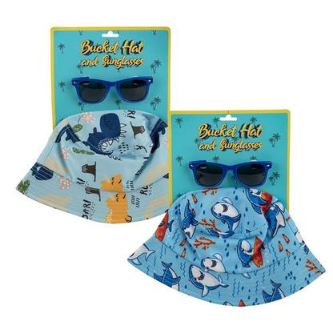 Kids Bucket Hat with Sunglasses