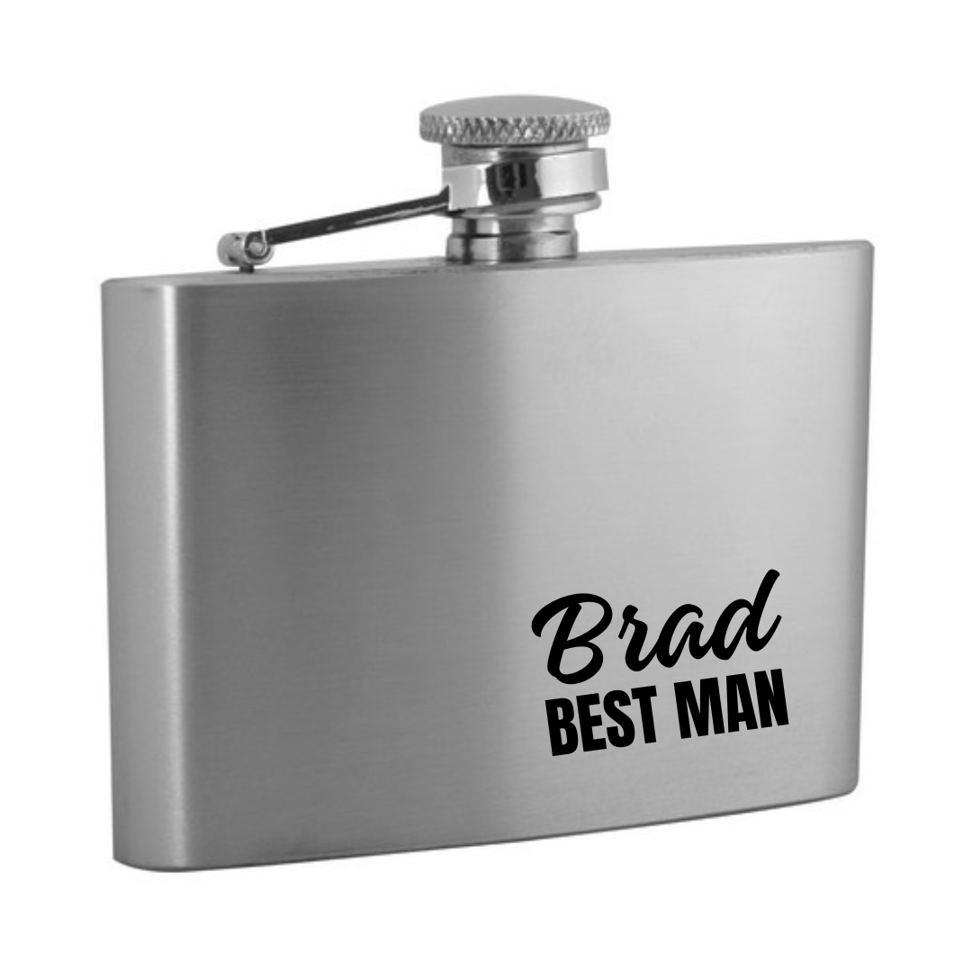 Small Hip Flask Stainless Steel - 120ml