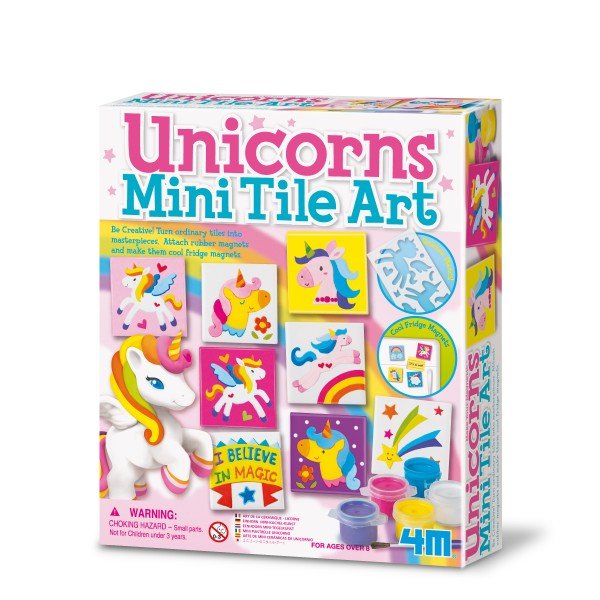 4M - Unicorns Mini Tile Art - Retail Therapy Online