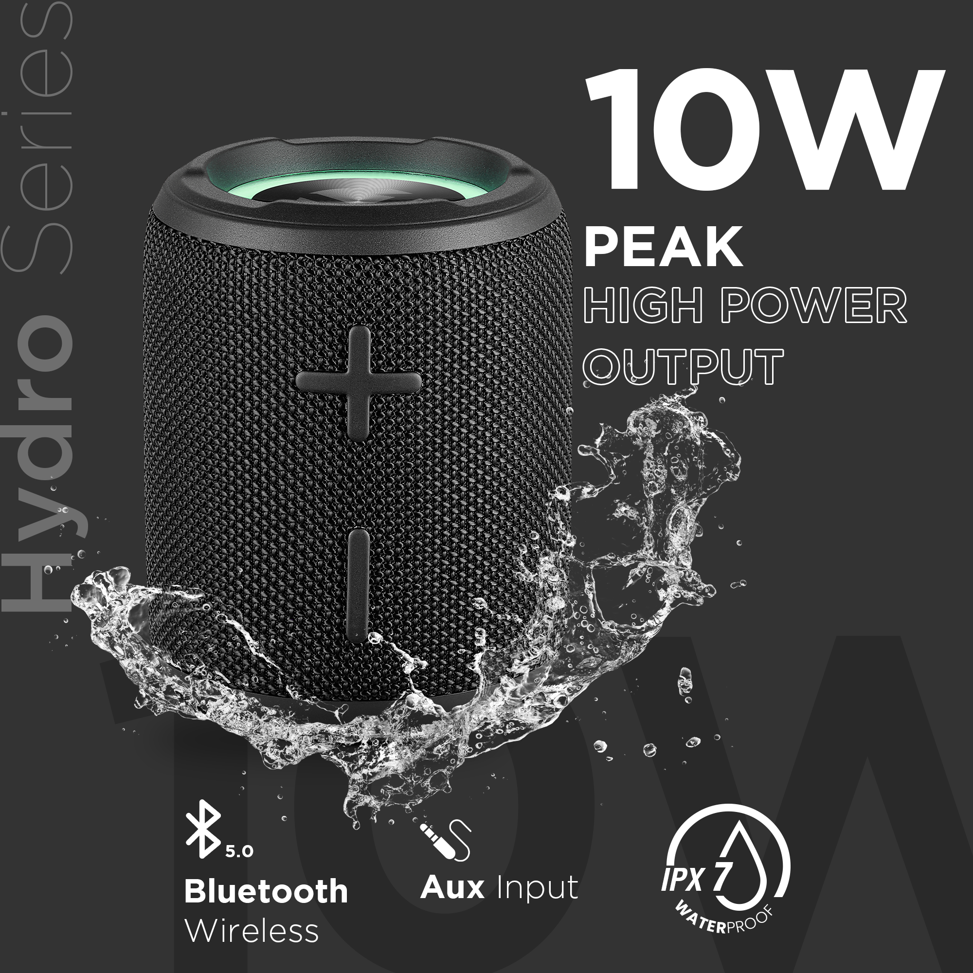 Volkano Hydro Series IPX7 Bluetooth Speaker