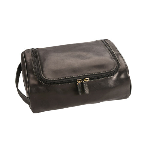 Genuine Leather Bon Voyage Toiletry Bag