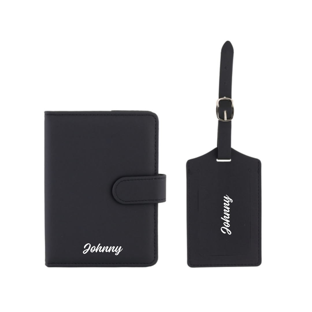 Passport Holder & Luggage Tag Set