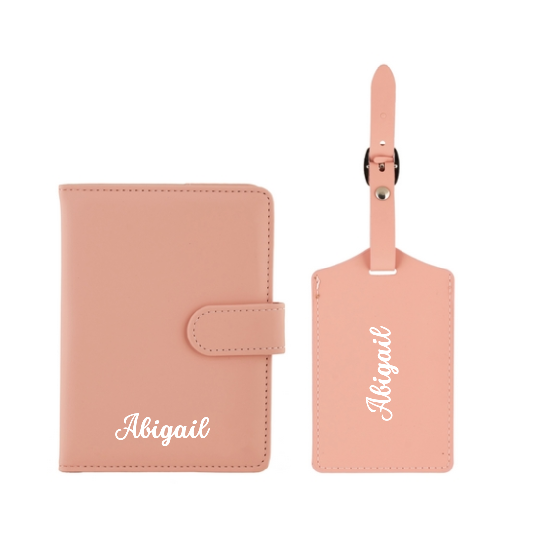 Passport Holder & Luggage Tag Set