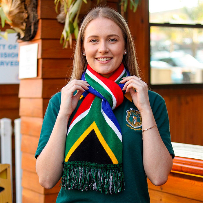 South African Flag Supporter Scarf