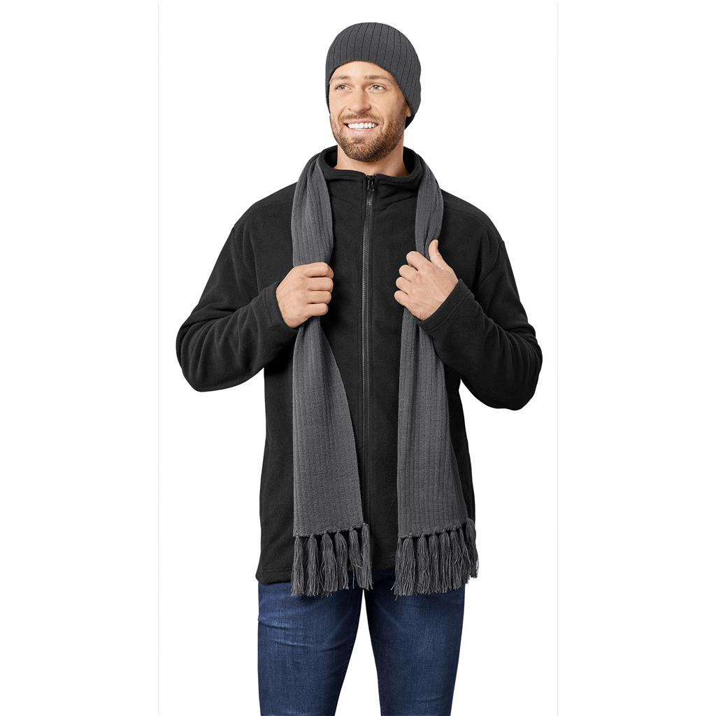 Nebraska Scarf & Beanie Set with Bag
