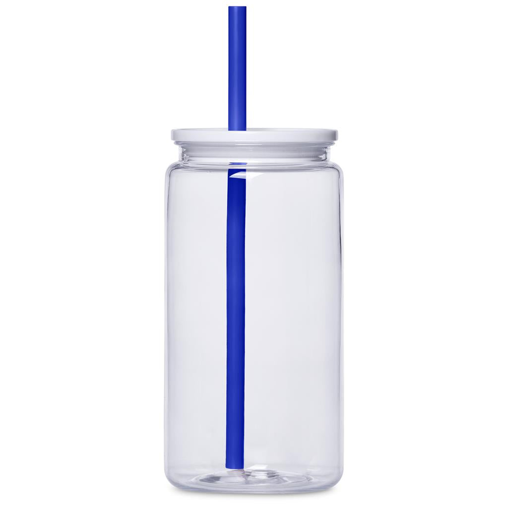 Mina Plastic Tumbler and Straw - 550ml