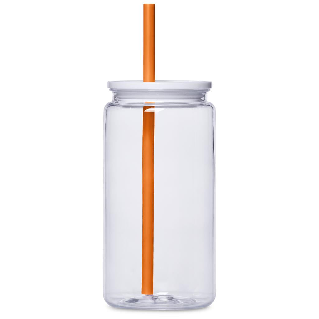 Mina Plastic Tumbler and Straw - 550ml