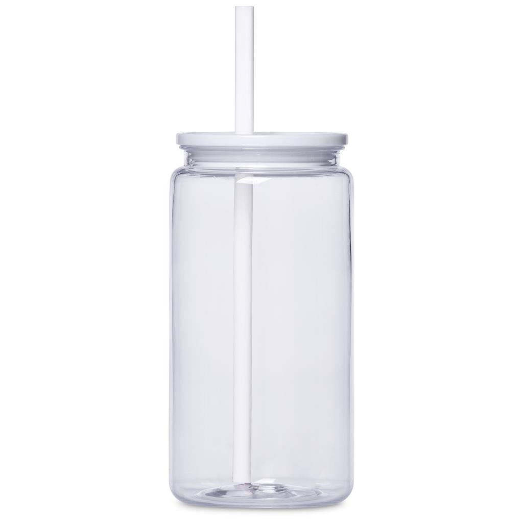 Mina Plastic Tumbler and Straw - 550ml