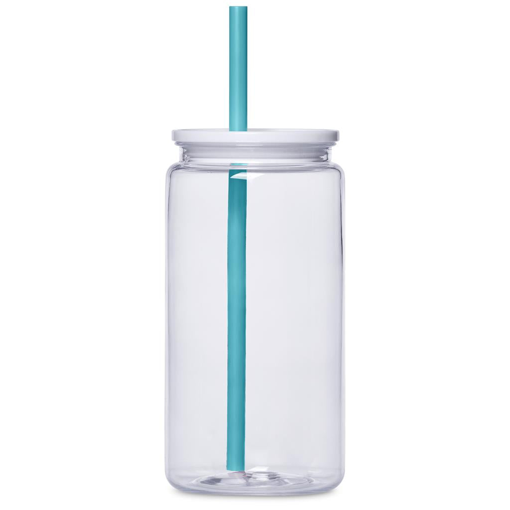 Mina Plastic Tumbler and Straw - 550ml