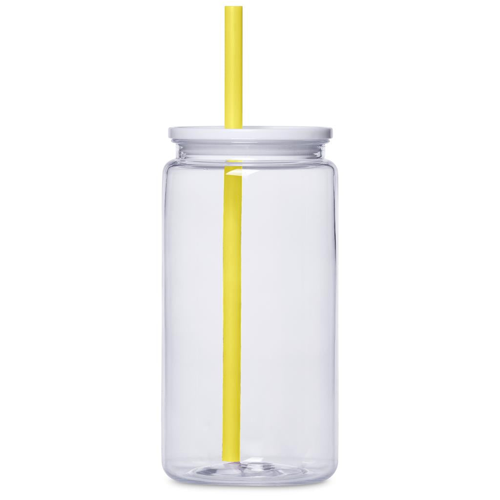 Mina Plastic Tumbler and Straw - 550ml