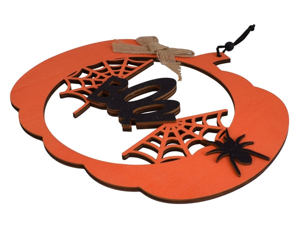 Halloween Pumpkin & Spider Decoration
