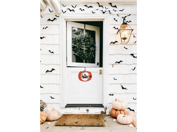Halloween Pumpkin & Spider Decoration
