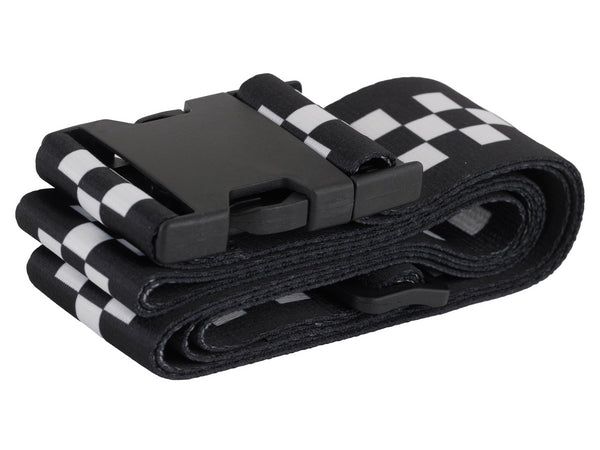 Checkered Luggage Strap