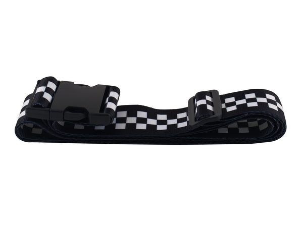Checkered Luggage Strap