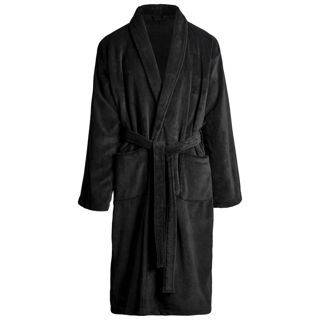 Serendipio Langham Coral Fleece Bathrobe - Mens