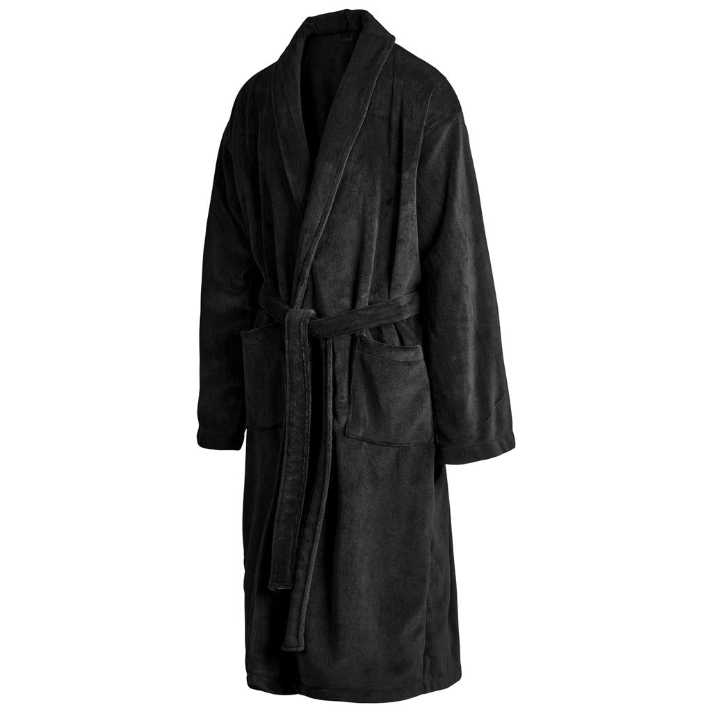 Serendipio Langham Coral Fleece Bathrobe - Mens