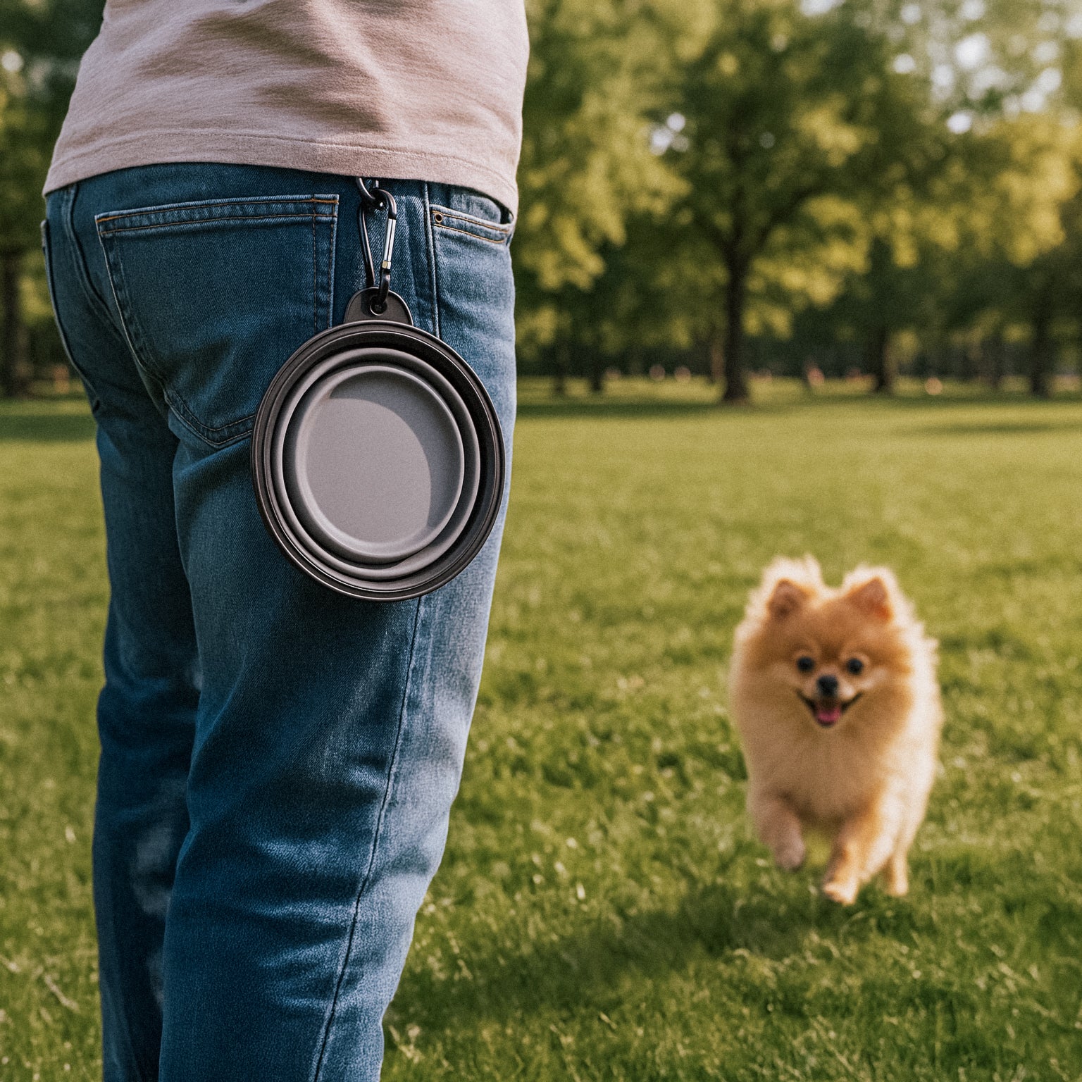 Collapsible Silicone Pet Bowl