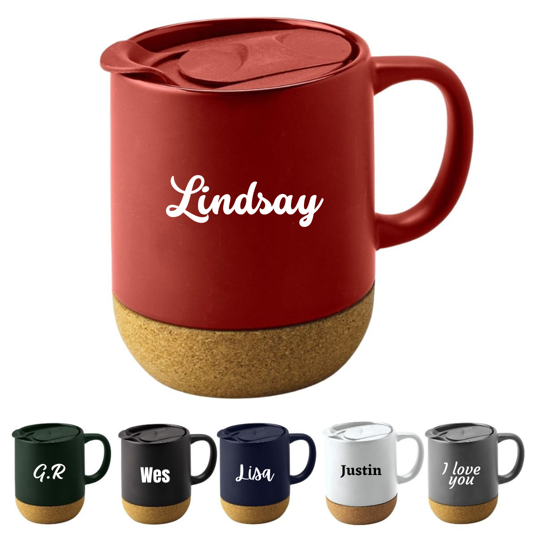 Samara Ceramic Cork Travel Mug - 300ml