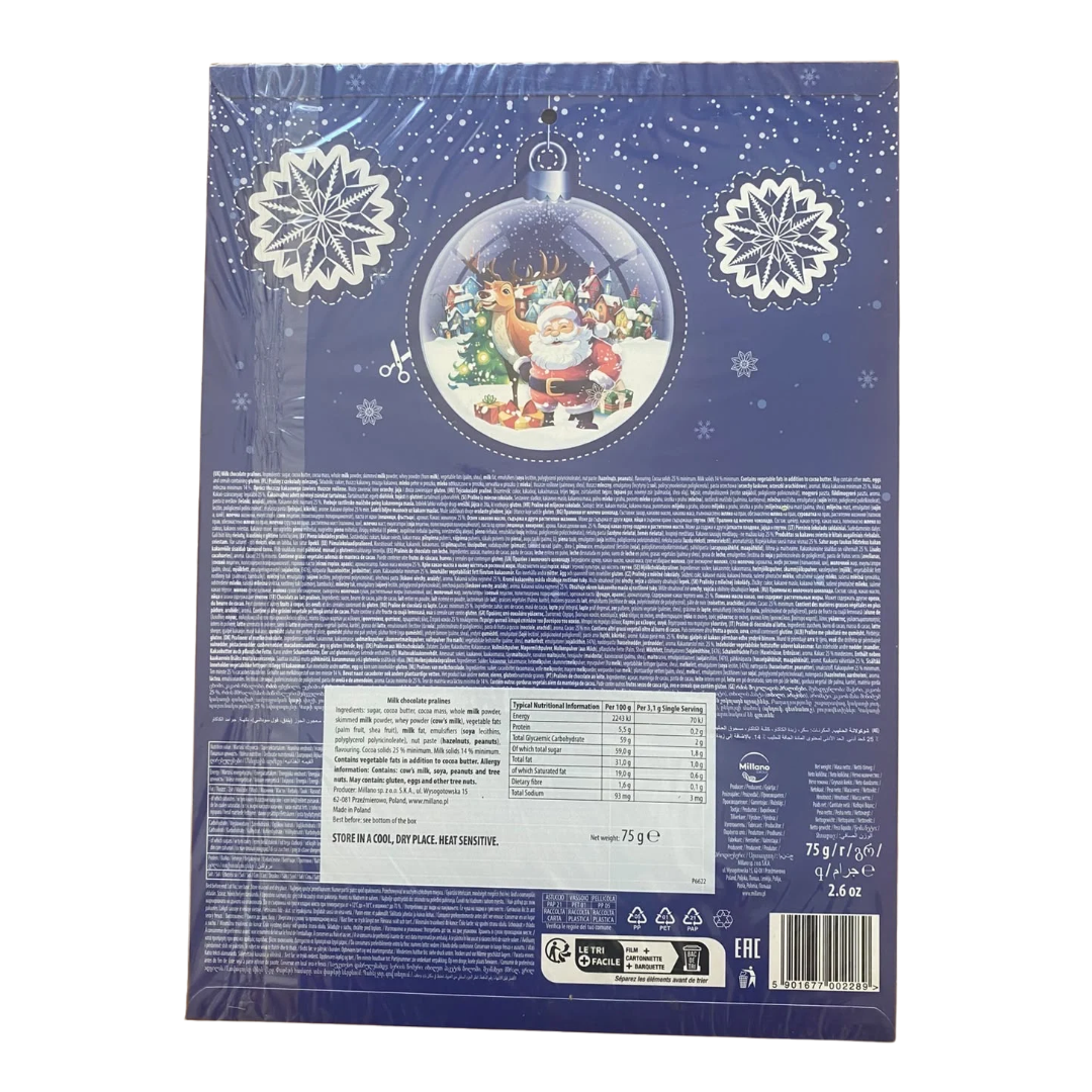 Xmas Chocolate Advent Calendar - 75g
