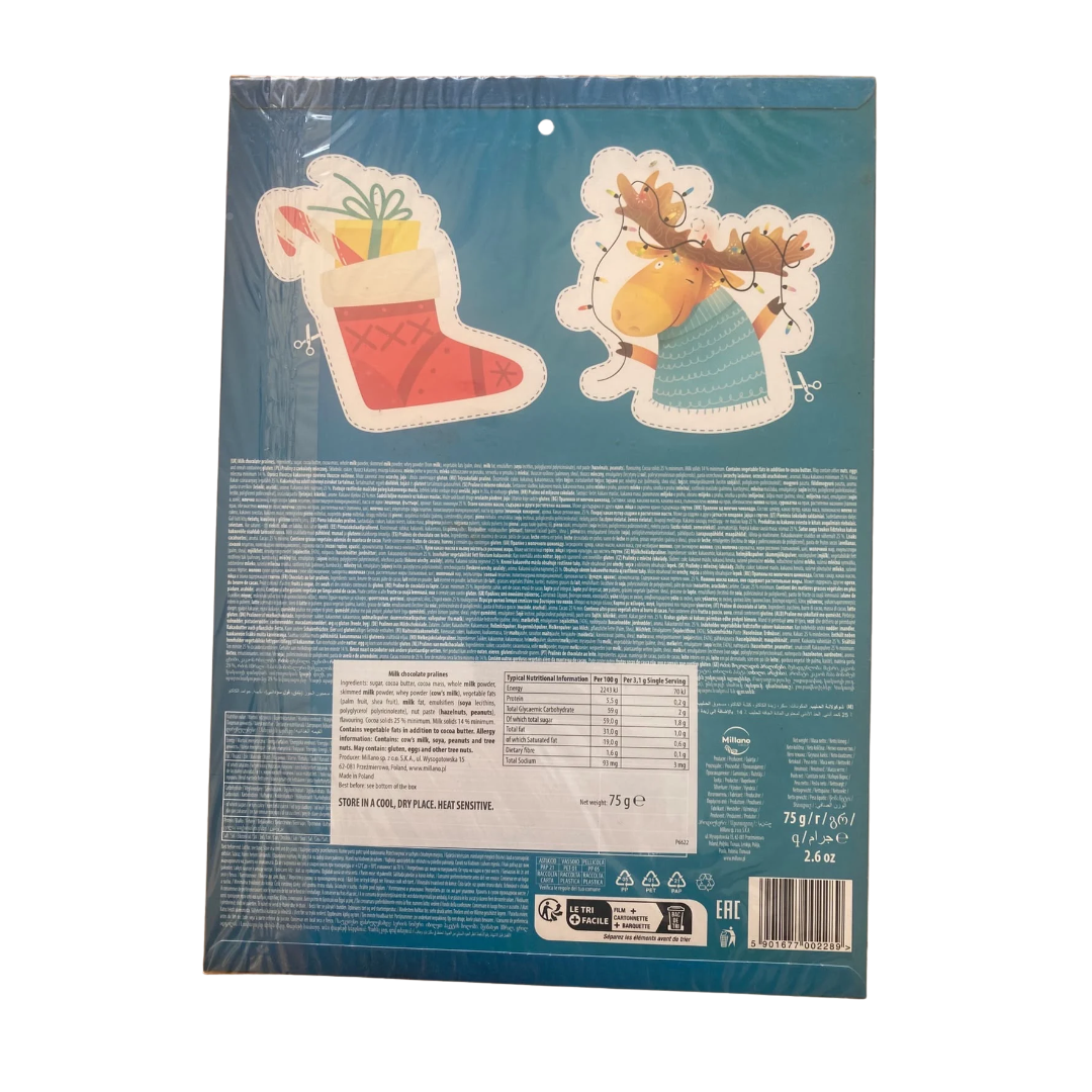 Xmas Chocolate Advent Calendar - 75g