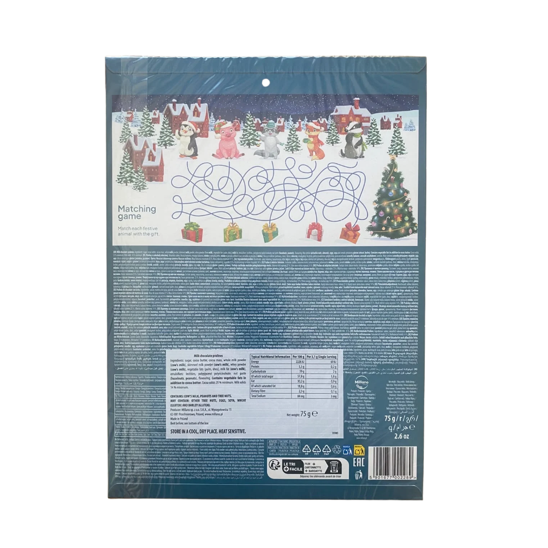 Xmas Chocolate Advent Calendar - 75g