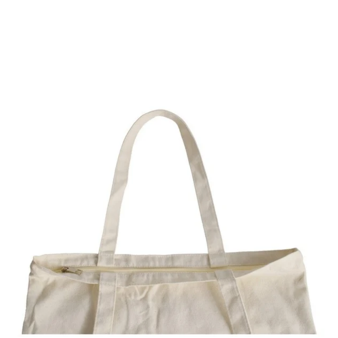 Cotton Zip Tote Bag - 280g
