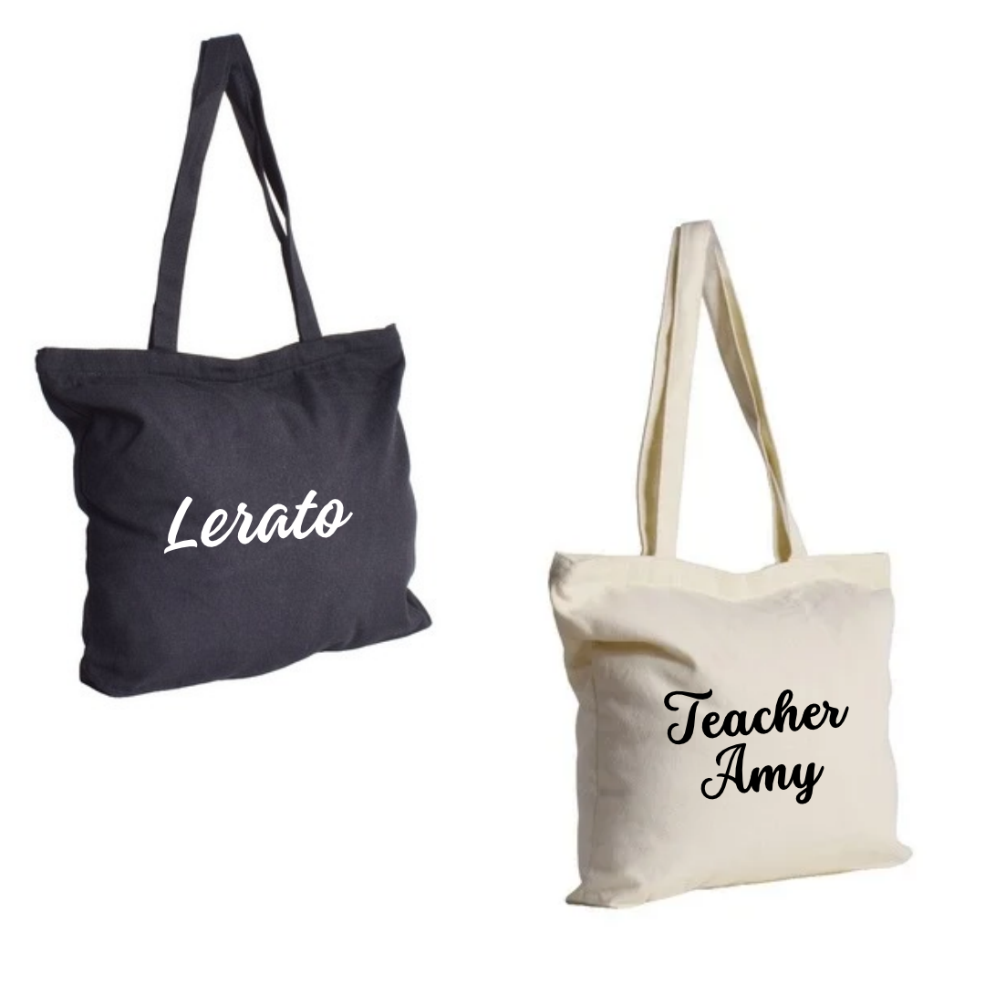 Cotton Zip Tote Bag - 280g