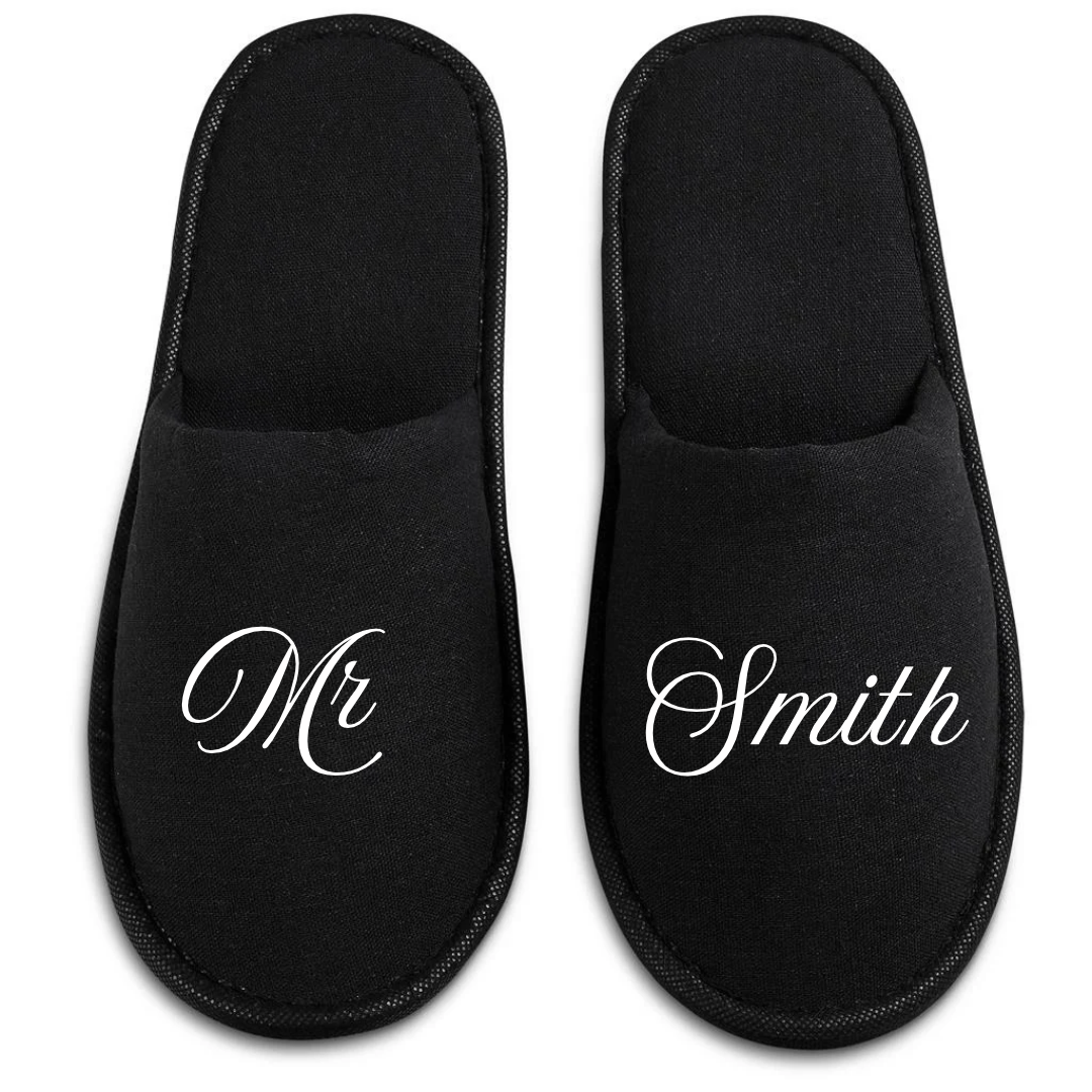 Serendipio Linen Slippers