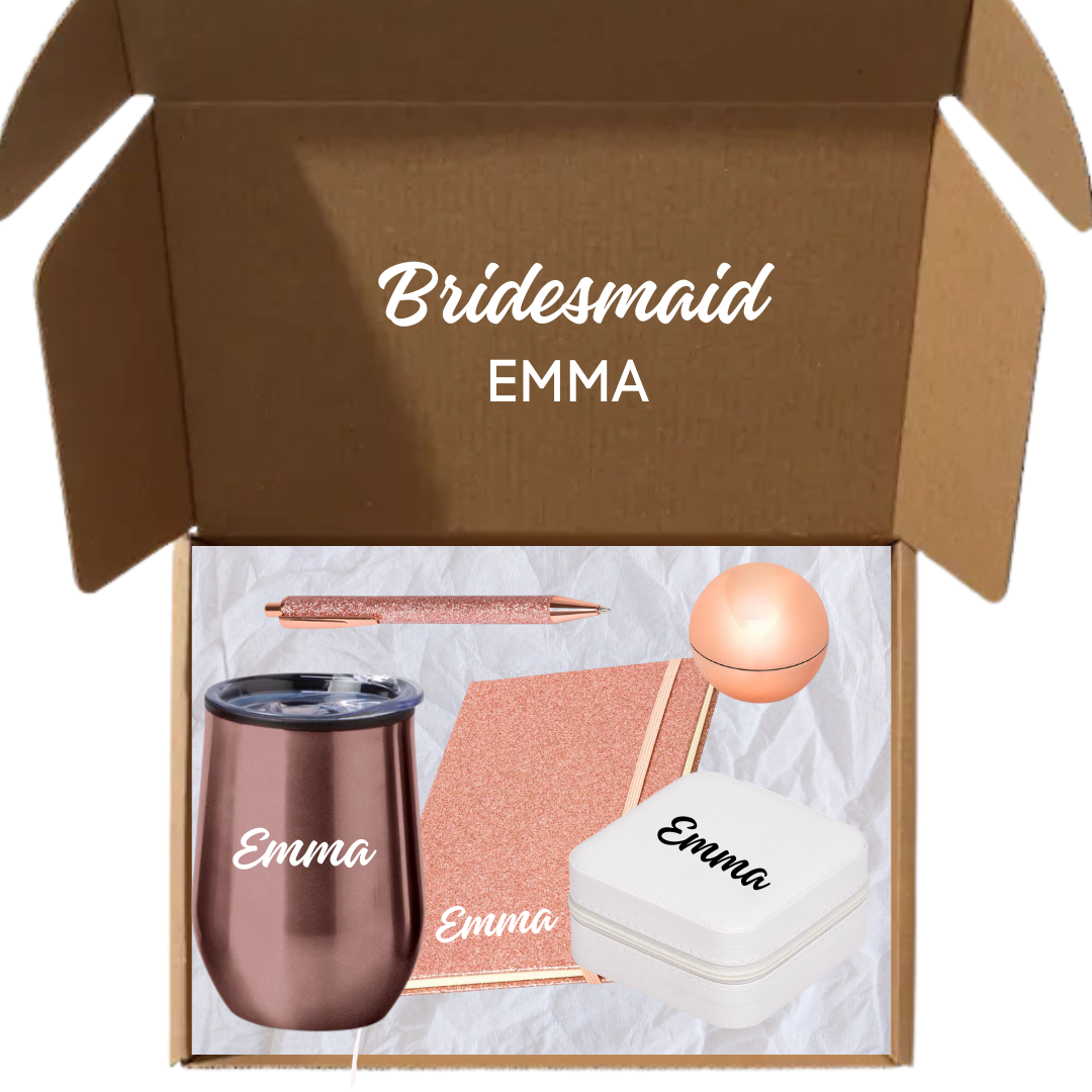 Personalised Bridesmaid / Bridal Gift Box - Glitz & Glam