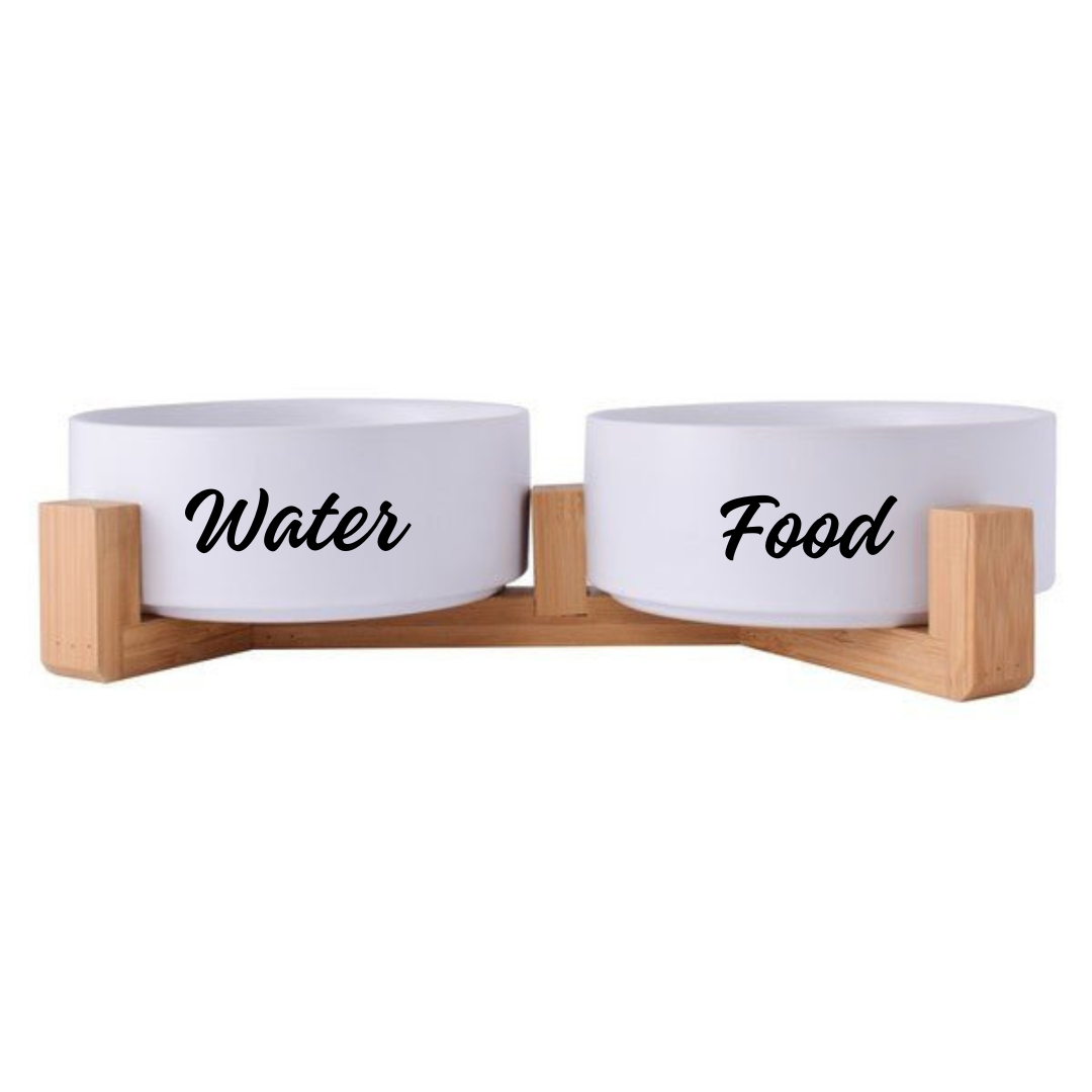 Pet Bowl & Stand - Double
