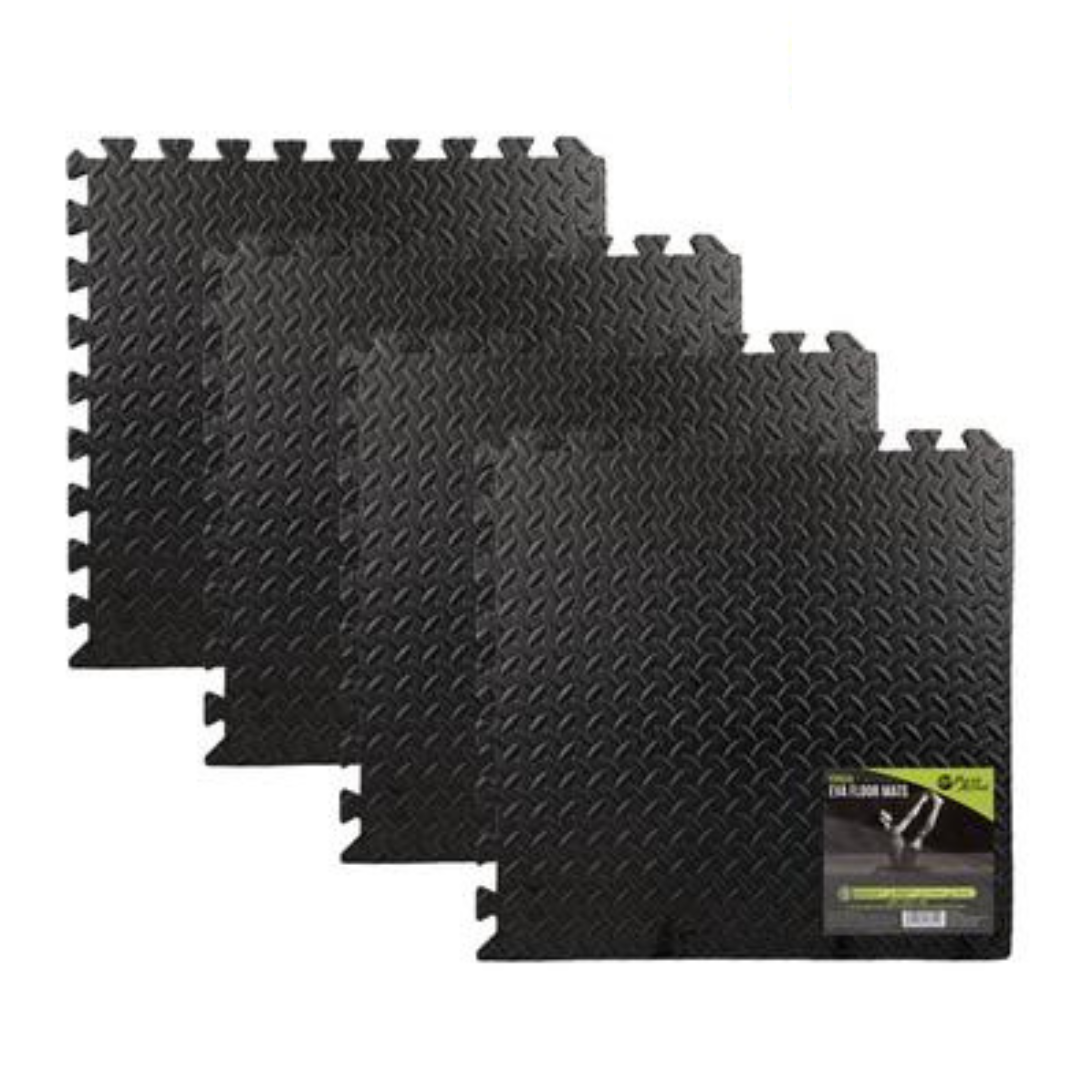 Pulse Active Interlocking EVA Floor Mats - Set of 4