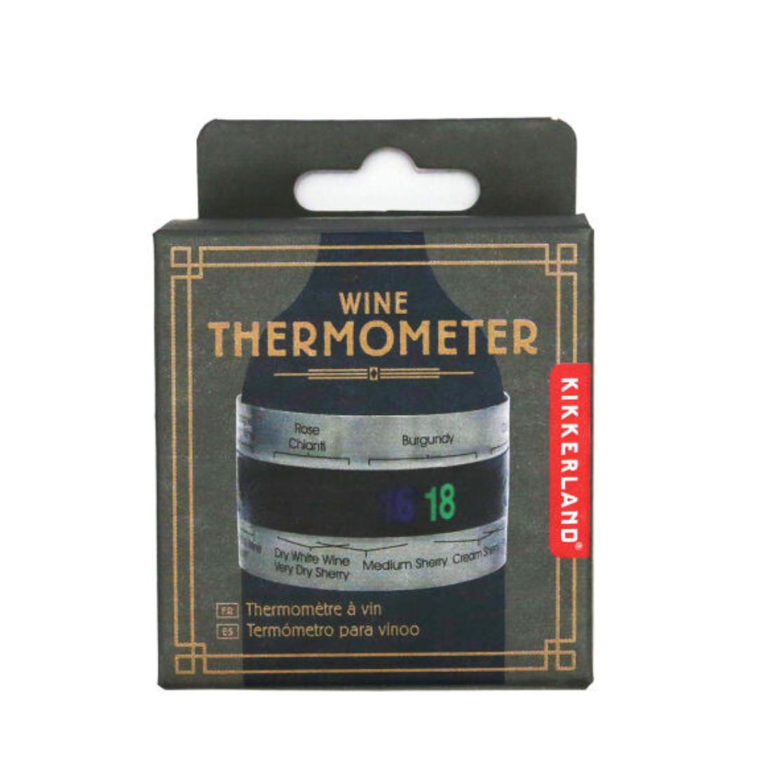 Kikkerland Wine Bottle Thermometer - Retail Therapy Online