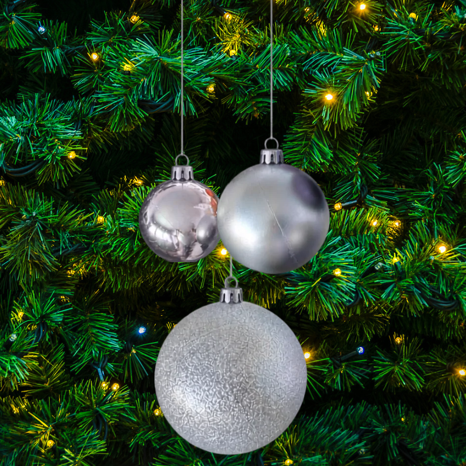 Personalised Festive Christmas Bauble - Various Sizes