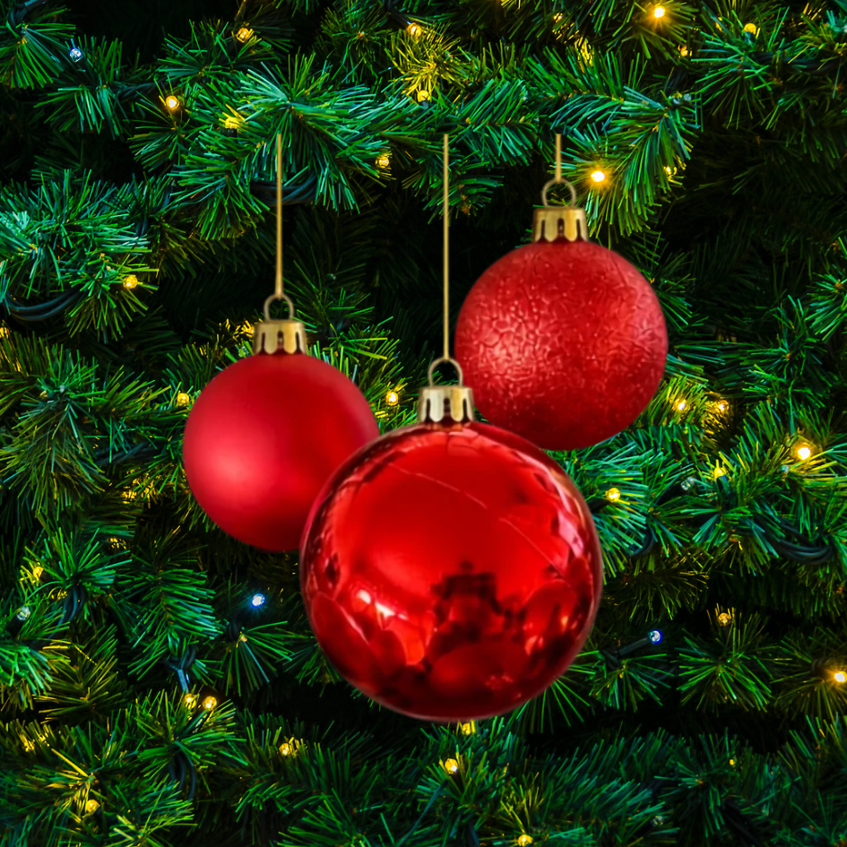 Personalised Festive Christmas Bauble - Various Sizes