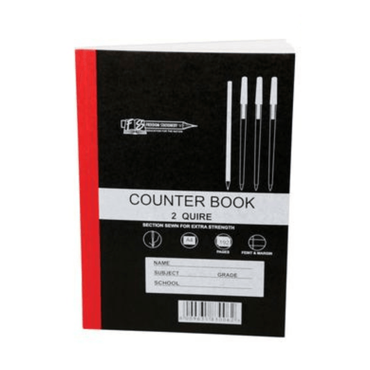 A4 Book Hard - Cover 192pg 2 - Quire - Pack of 5 - Retail Therapy Online