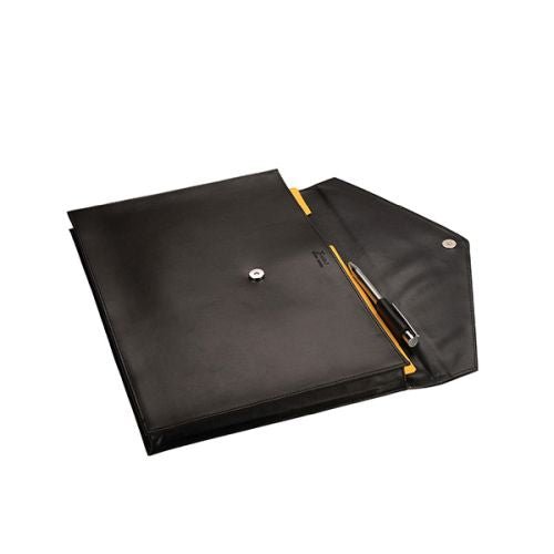 A4 Genuine Leather V - Flap Document Holder - Retail Therapy Online