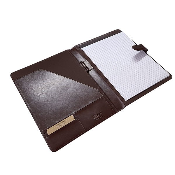 Adpel A4 Genuine Leather Folder with Tab Closure - Retail Therapy Online