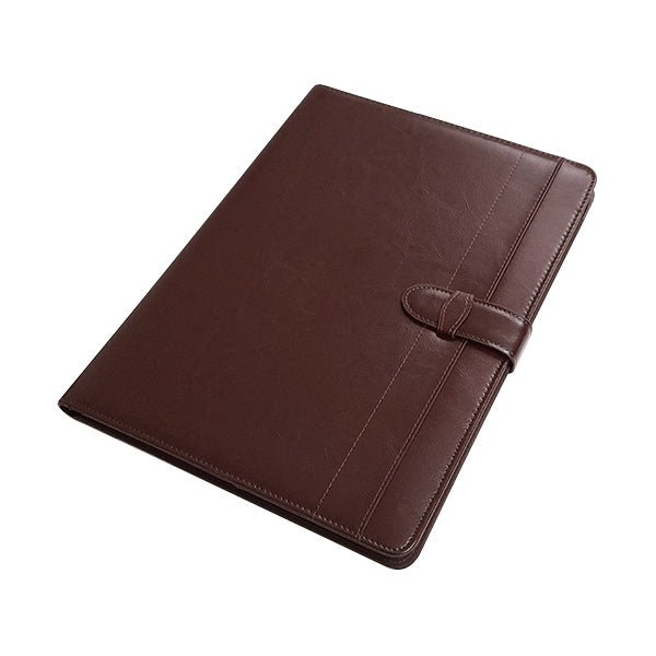 Adpel A4 Genuine Leather Folder with Tab Closure - Retail Therapy Online