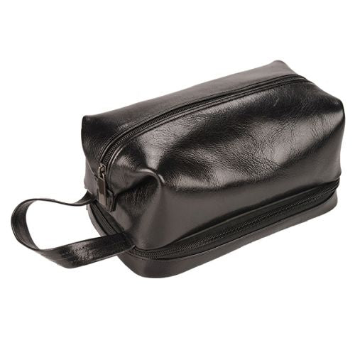 Adpel Genuine Leather Toiletry Bag - Retail Therapy Online