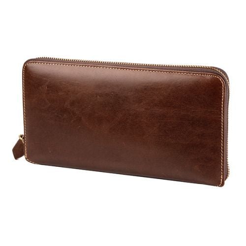 Adpel Sonic Zip Genuine Leather Travel Wallet - Retail Therapy Online