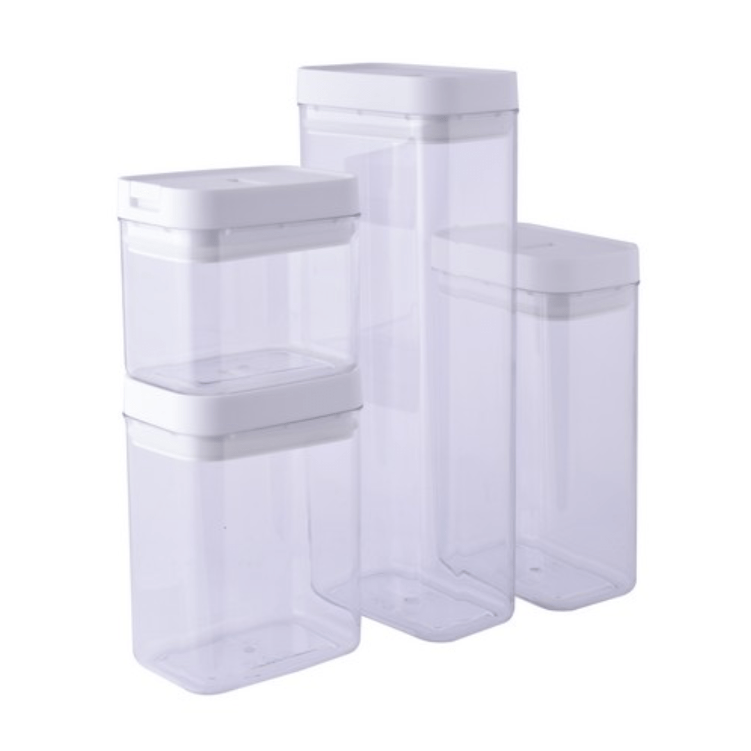 Airtight Storage Containers 4pc - Retail Therapy Online