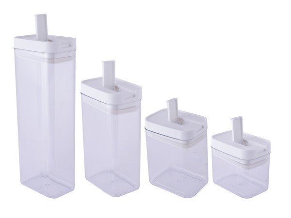 Airtight Storage Containers 4pc - Retail Therapy Online