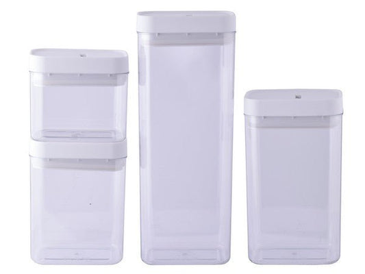 Airtight Storage Containers 4pc - Retail Therapy Online