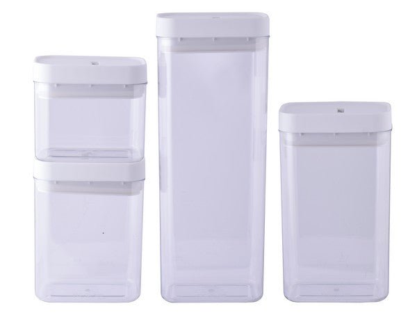 Airtight Storage Containers 4pc - Retail Therapy Online