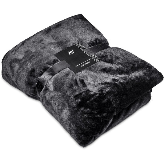 Alex Varga Palazzo Faux Fur Fleece Blanket - Retail Therapy Online