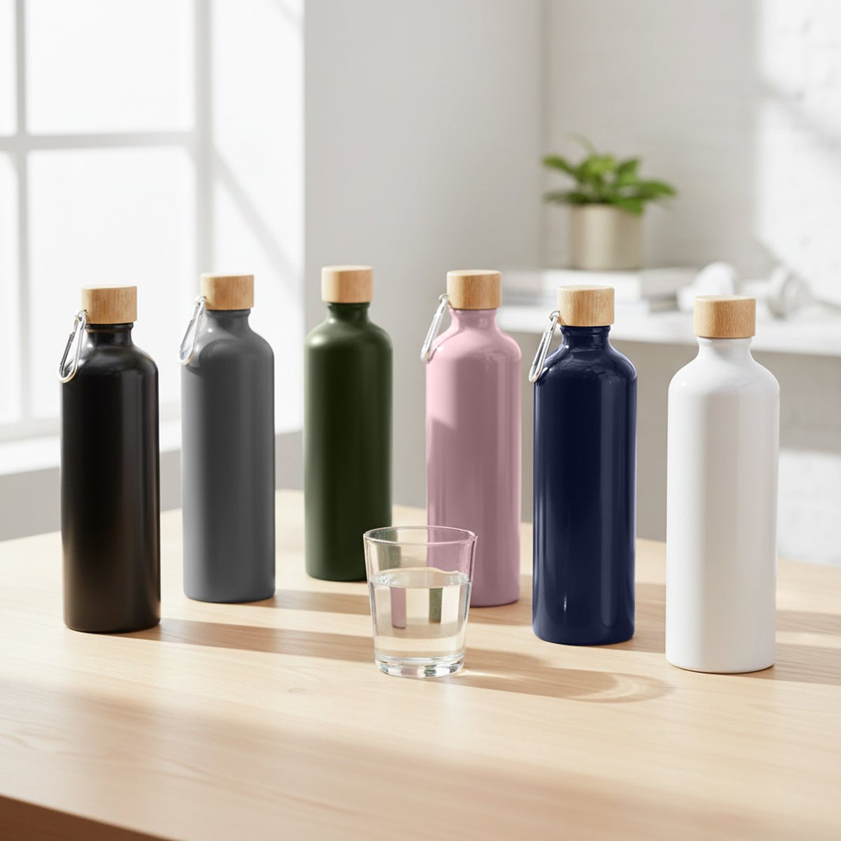 Alicante Aluminium Water Bottle - 750ml - Retail Therapy Online