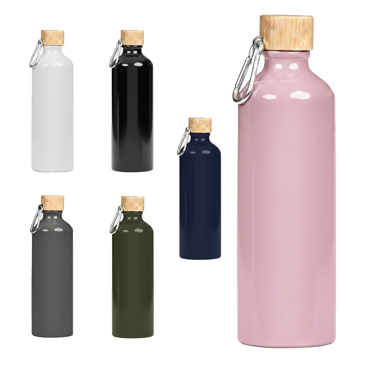 Alicante Aluminium Water Bottle - 750ml - Retail Therapy Online