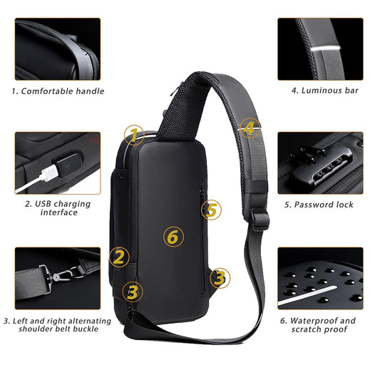 Anti Theft Shoulder Bag - Retail Therapy Online