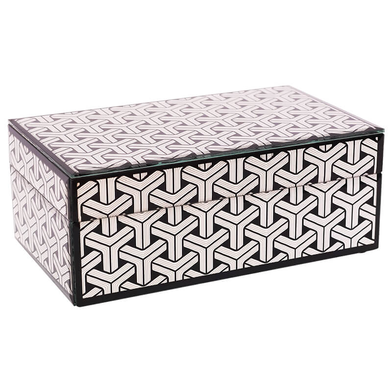 Arlo Monochrome Jewellery Box - Retail Therapy Online