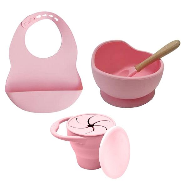 Baby Feeding Silicone 4pc Set - Retail Therapy Online